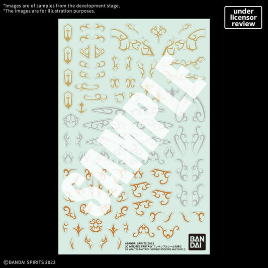 BANDAI 30MF FLEXIBLE STICKERS MULTIUSE 1 MODEL KIT n.a.