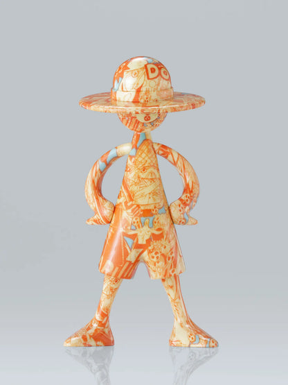 BANDAI LUFFY - ONE PIECE ARCHIVE ADVENTURE VOL. 4 DISPLAY (10) MINI FIGURA 8.5 cm