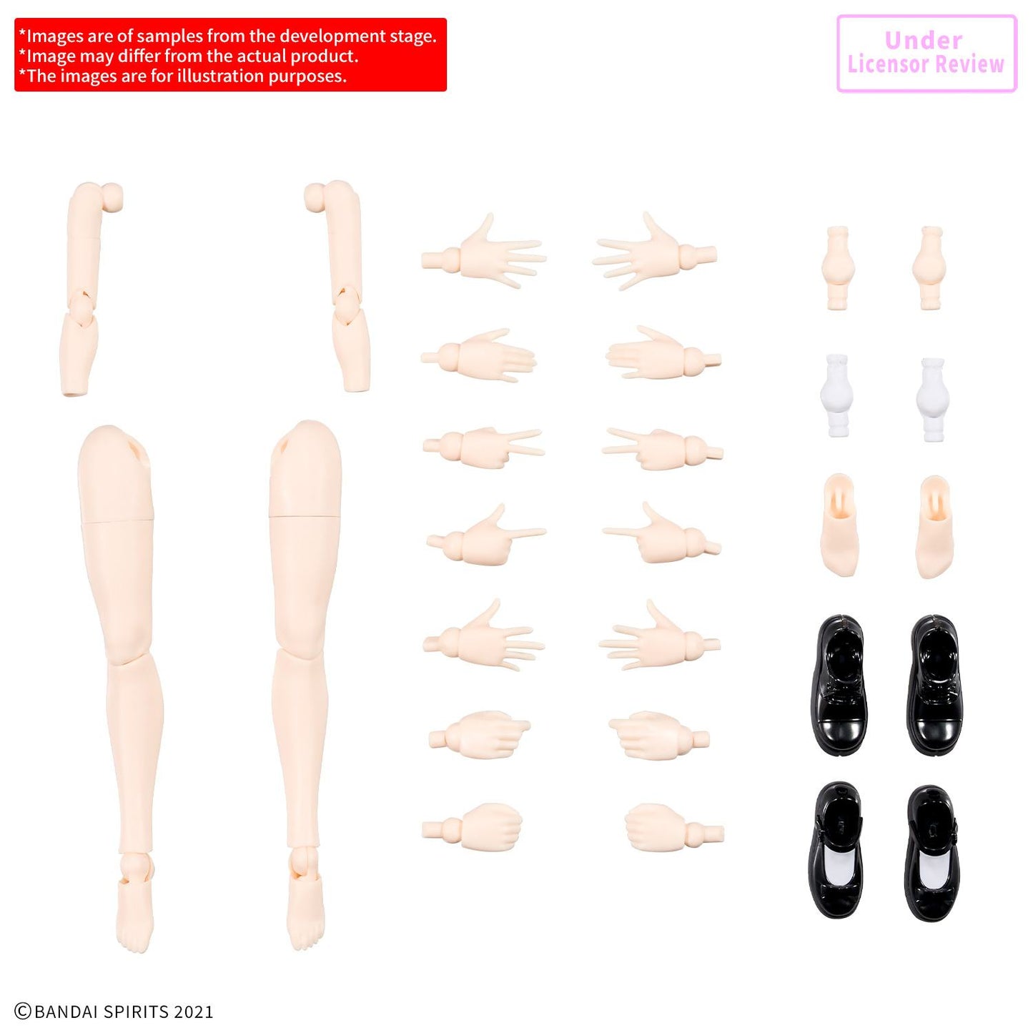 BANDAI - 30 MINUTES SISTERS 30MS OPTION BODY PARTS ARM PARTS & LEG PARTS S COLOR B MODEL KIT n.a.