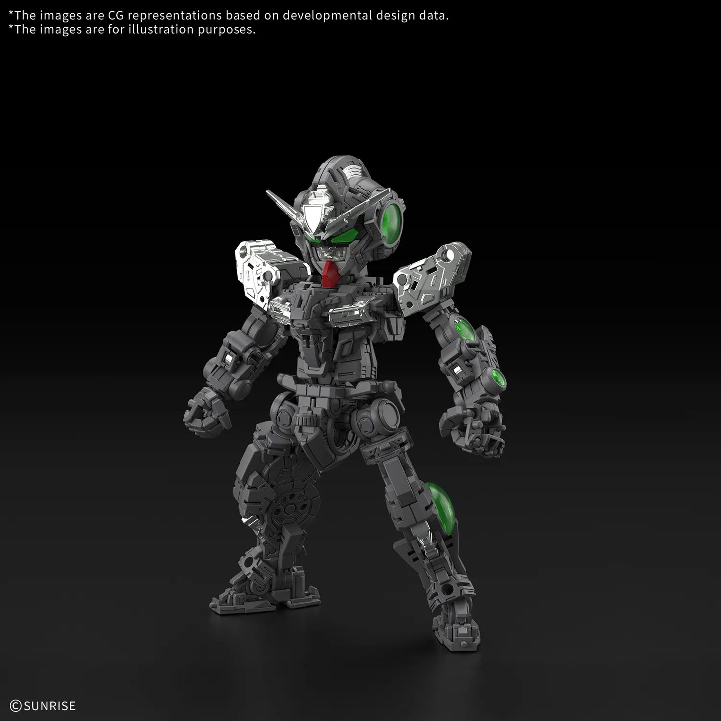 BANDAI MG SD 00 RAISER MODEL KIT 13 cm