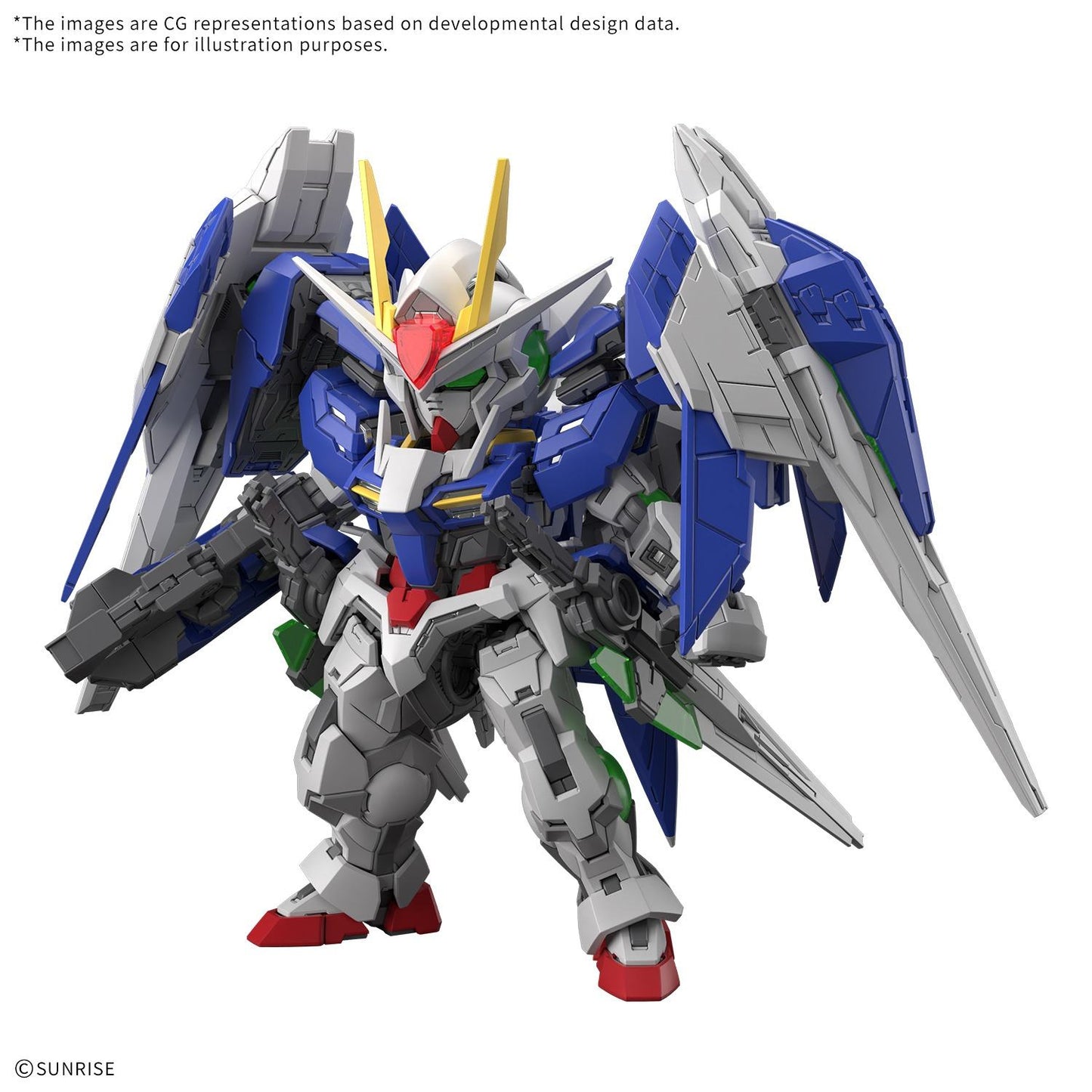 BANDAI MG SD 00 RAISER MODEL KIT 13 cm