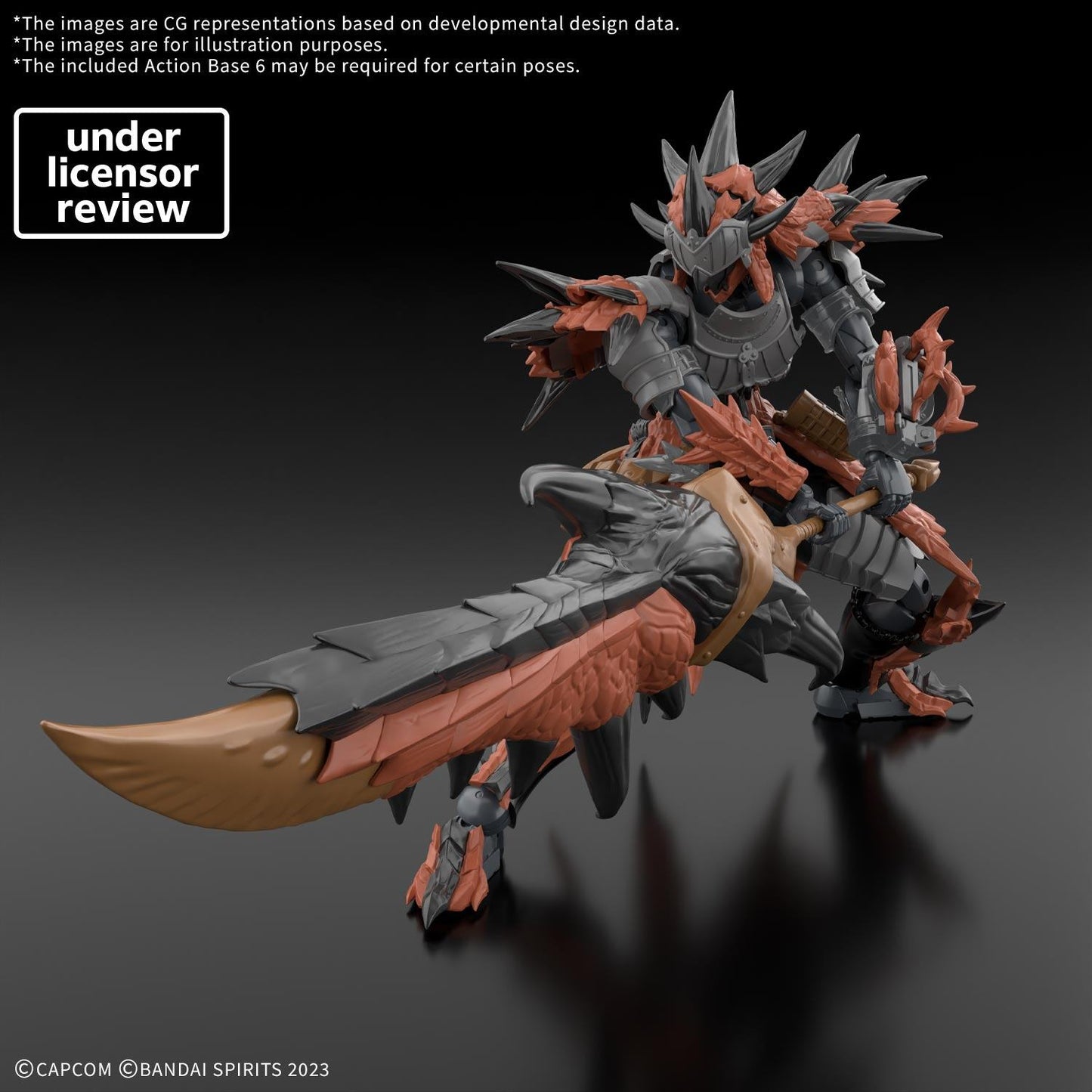 BANDAI - MONSTER HUNTER 30MF MONSTER HUNTER WILDS RATHALOS EQUIPMENT RATHALOS SERIES MODEL KIT 13 cm