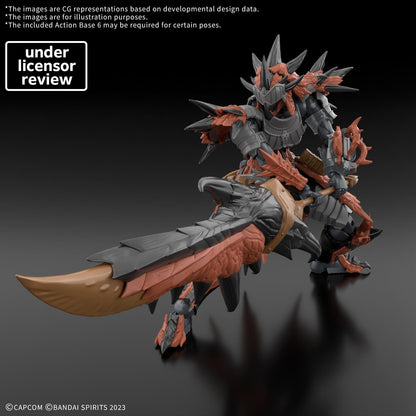 BANDAI - MONSTER HUNTER 30MF MONSTER HUNTER WILDS RATHALOS EQUIPMENT RATHALOS SERIES MODEL KIT 13 cm