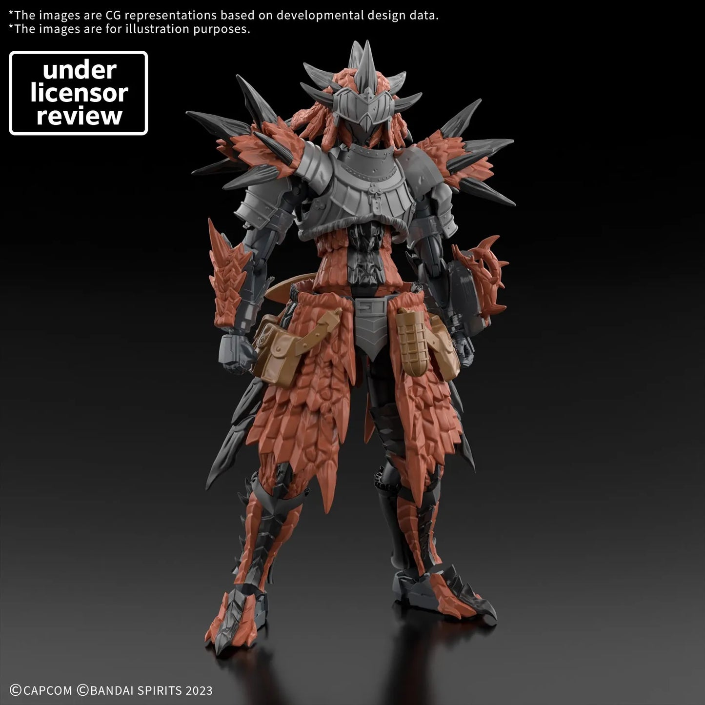 BANDAI - MONSTER HUNTER 30MF MONSTER HUNTER WILDS RATHALOS EQUIPMENT RATHALOS SERIES MODEL KIT 13 cm