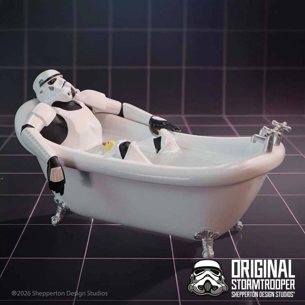 NEMESIS NOW - STAR WARS STORMTROOPER SPLISH SPLASH FIGURA 17 cm