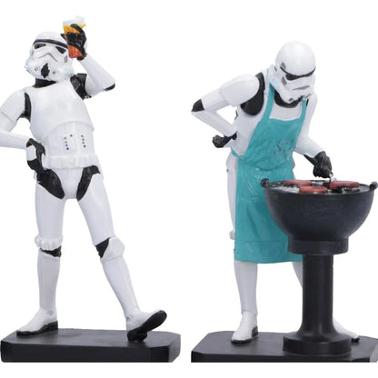 NEMESIS NOW - STAR WARS STORMTROOPER LIVING WEEKEND FIGURINE SET (3X) MINI FIGURA 10.5 cm