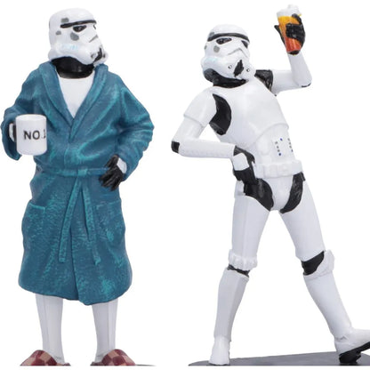 NEMESIS NOW - STAR WARS STORMTROOPER LIVING WEEKEND FIGURINE SET (3X) MINI FIGURA 10.5 cm