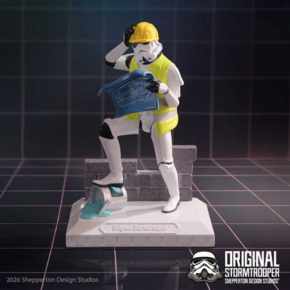 NEMESIS NOW - STAR WARS STORMTROOPER HIT BRICK WALL FIGURA 17.5 cm