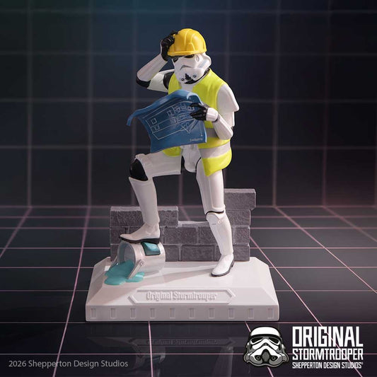 NEMESIS NOW - STAR WARS STORMTROOPER HIT BRICK WALL FIGURA 17.5 cm