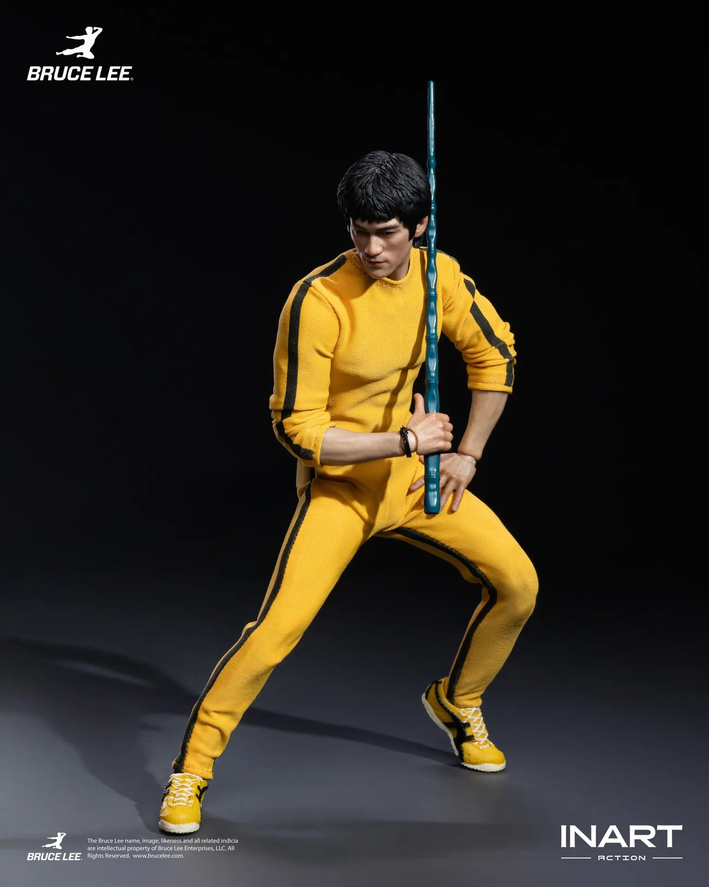 INART - BRUCE LEE BRUCE LEE (YELLOW JUMPSUIT) COLLECTIBLE 1/12 ACTION FIGURE 15.5 cm
