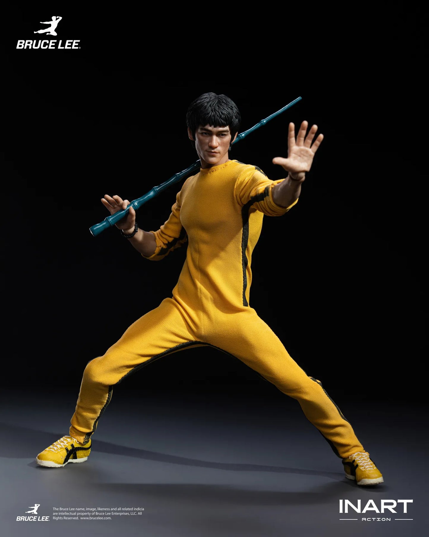 INART - BRUCE LEE BRUCE LEE (YELLOW JUMPSUIT) COLLECTIBLE 1/12 ACTION FIGURE 15.5 cm