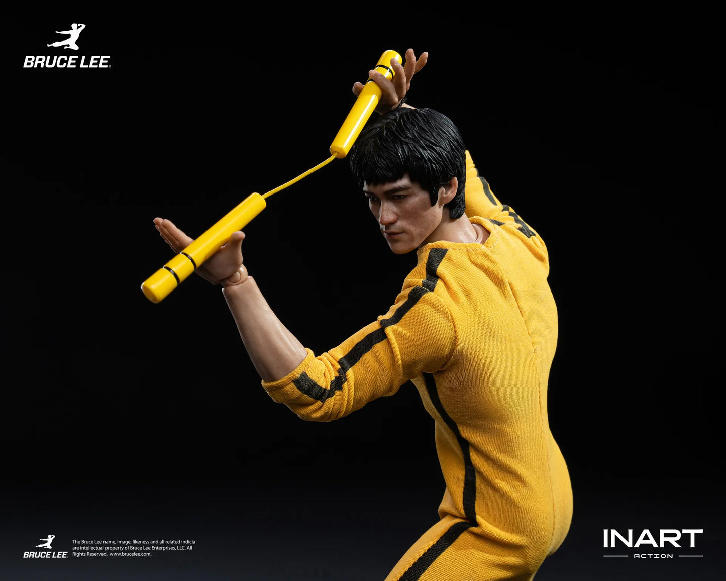 INART - BRUCE LEE BRUCE LEE (YELLOW JUMPSUIT) COLLECTIBLE 1/12 ACTION FIGURE 15.5 cm