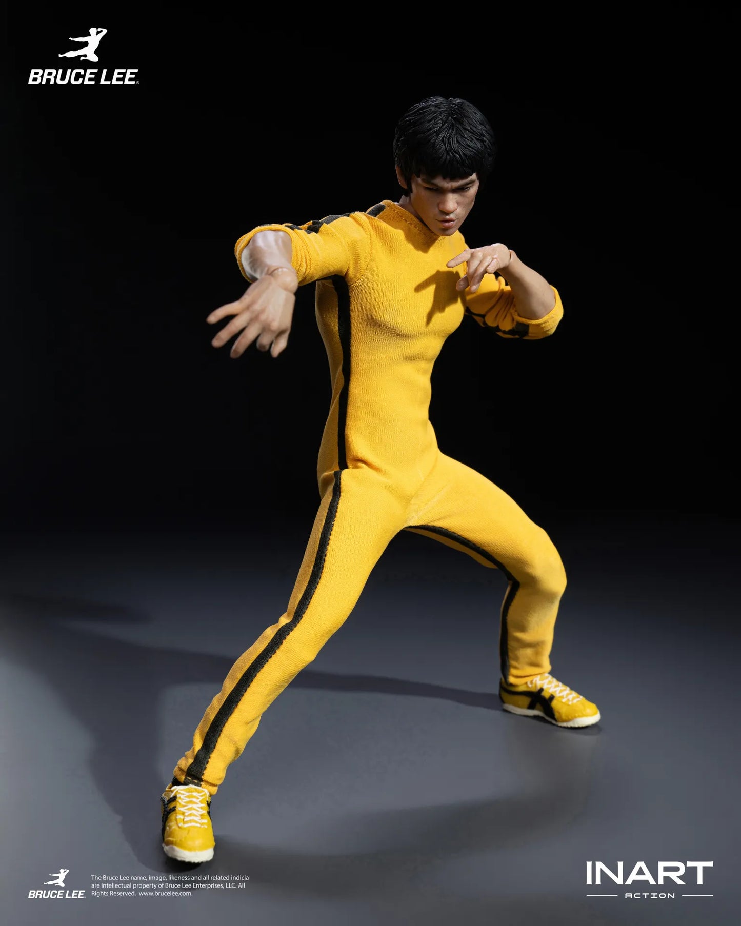 INART - BRUCE LEE BRUCE LEE (YELLOW JUMPSUIT) COLLECTIBLE 1/12 ACTION FIGURE 15.5 cm