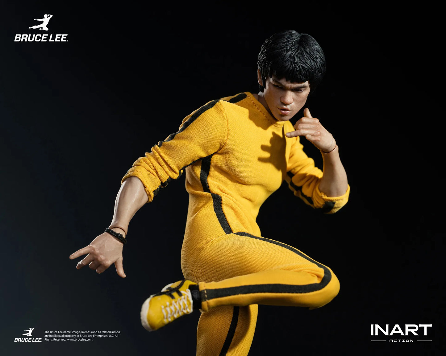 INART - BRUCE LEE BRUCE LEE (YELLOW JUMPSUIT) COLLECTIBLE 1/12 ACTION FIGURE 15.5 cm