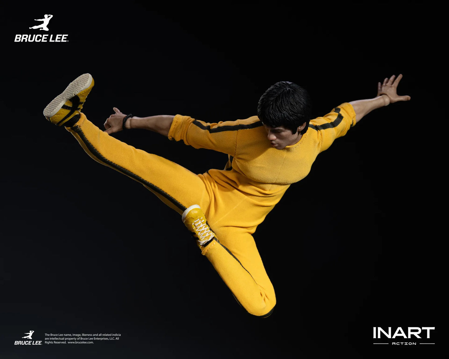 INART - BRUCE LEE BRUCE LEE (YELLOW JUMPSUIT) COLLECTIBLE 1/12 ACTION FIGURE 15.5 cm