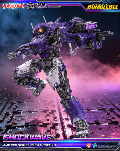 YOLOPARK BUMBLEBEE & SHOCKWAVE - TRANSFORMERS MOVIE AMK PRO MODEL KIT 21 cm