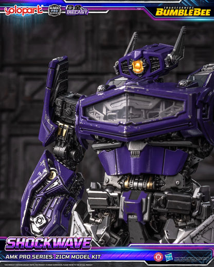 YOLOPARK BUMBLEBEE & SHOCKWAVE - TRANSFORMERS MOVIE AMK PRO MODEL KIT 21 cm