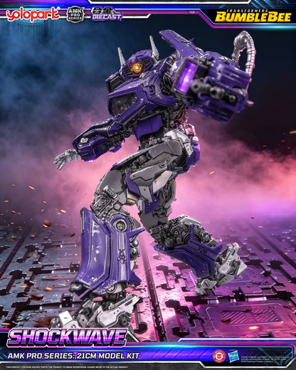 YOLOPARK BUMBLEBEE & SHOCKWAVE - TRANSFORMERS MOVIE AMK PRO MODEL KIT 21 cm