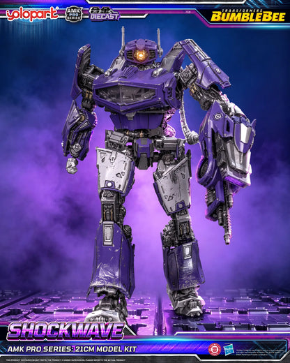 YOLOPARK BUMBLEBEE & SHOCKWAVE - TRANSFORMERS MOVIE AMK PRO MODEL KIT 21 cm