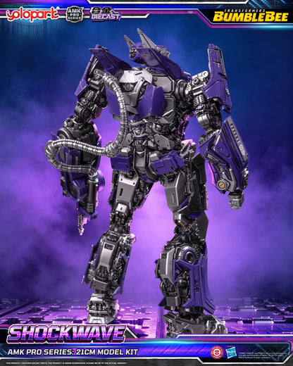 YOLOPARK BUMBLEBEE & SHOCKWAVE - TRANSFORMERS MOVIE AMK PRO MODEL KIT 21 cm