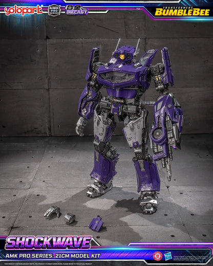 YOLOPARK BUMBLEBEE & SHOCKWAVE - TRANSFORMERS MOVIE AMK PRO MODEL KIT 21 cm