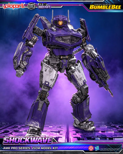 YOLOPARK BUMBLEBEE & SHOCKWAVE - TRANSFORMERS MOVIE AMK PRO MODEL KIT 21 cm