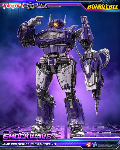 YOLOPARK BUMBLEBEE & SHOCKWAVE - TRANSFORMERS MOVIE AMK PRO MODEL KIT 21 cm