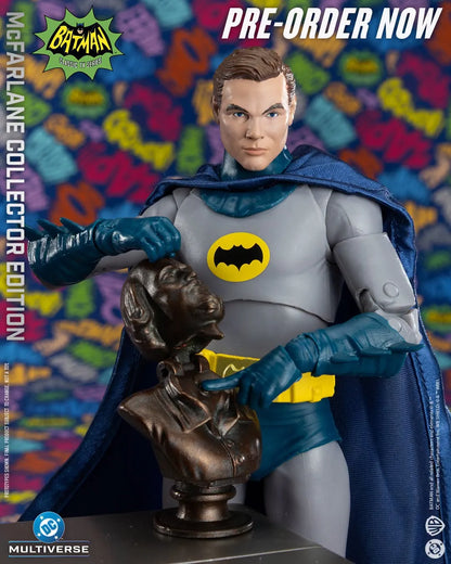 MCFARLANE TOYS 25 BATMAN & ROBIN - DC MCFARLANE COLLECTOR ED 1966 BATMAN 2‑PK ACTION FIGURE 18 cm