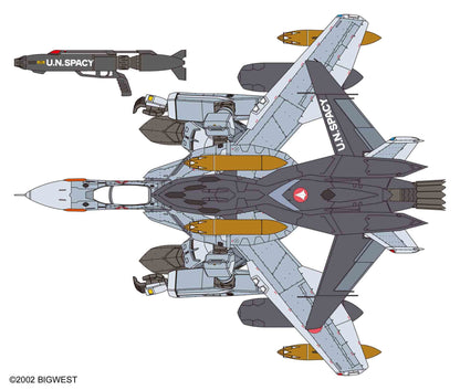 HASEGAWA - MACROSS MACROSS ZERO VF-0A GERWALK GHOST 1/72 MODEL KIT 12 cm