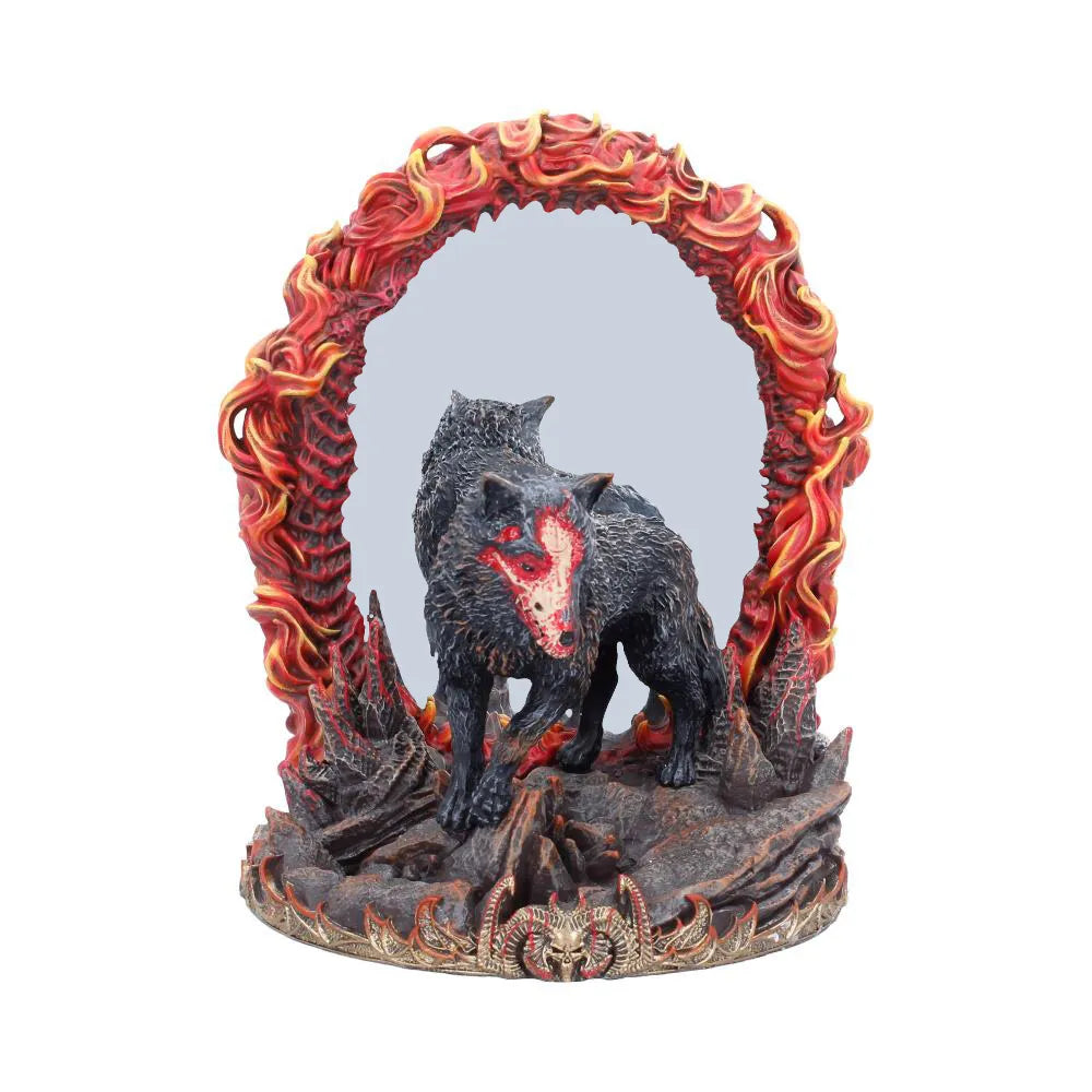 NEMESIS NOW - DIABLO DIABLO 4 MEPHISTO MIRROR STATUA 21.5 cm