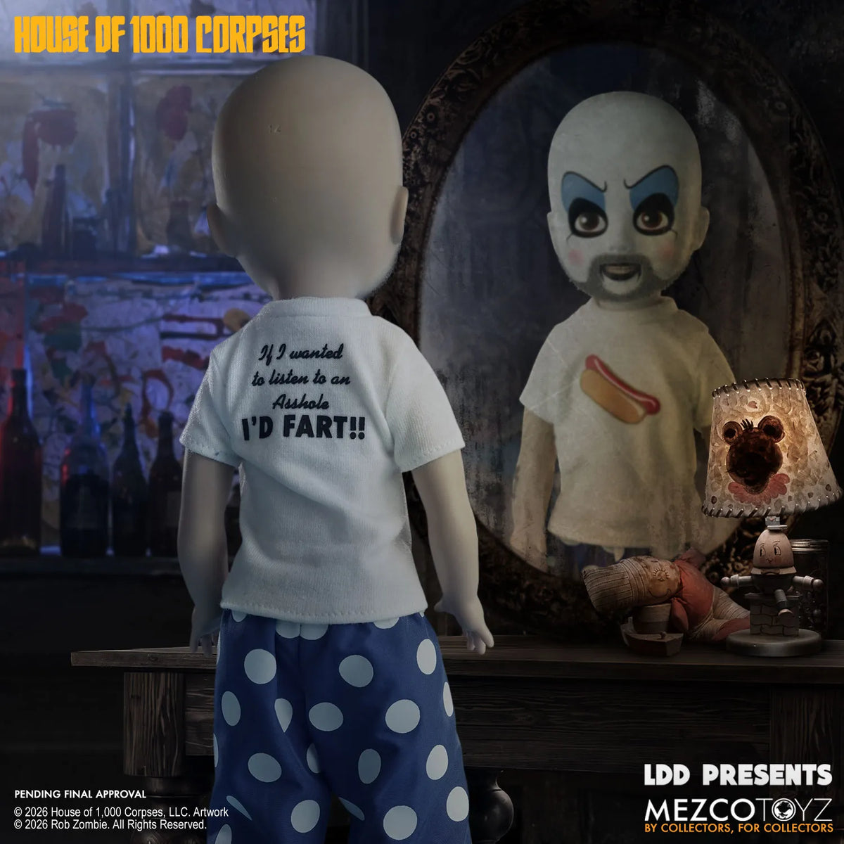 MEZCO TOYS LDD PRESENTS CAPTAIN SPAULDING ACTION FIGURE 25 cm