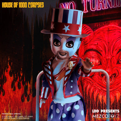 MEZCO TOYS LDD PRESENTS CAPTAIN SPAULDING ACTION FIGURE 25 cm