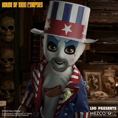 MEZCO TOYS LDD PRESENTS CAPTAIN SPAULDING ACTION FIGURE 25 cm