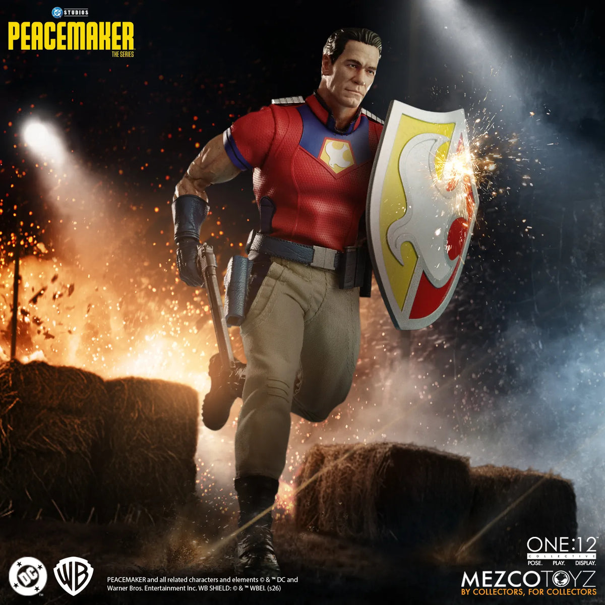 MEZCO TOYS ONE12 COLLECTIVE PEACEMAKER ACTION FIGURE 15 cm