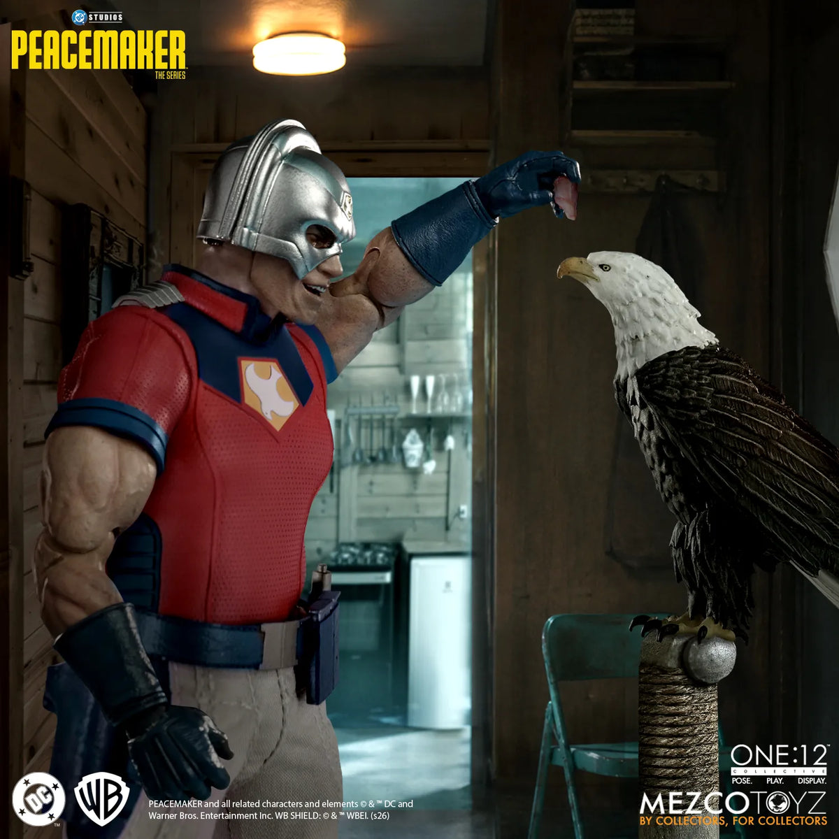 MEZCO TOYS ONE12 COLLECTIVE PEACEMAKER ACTION FIGURE 15 cm