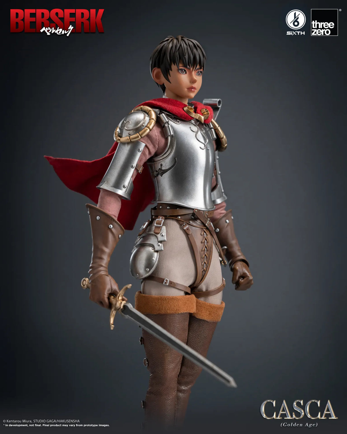 THREEA TOYS/THREEZERO CASCA - BERSERK GOLDEN AGE SCALE 1/6 ACTION FIGURE 27.5 cm