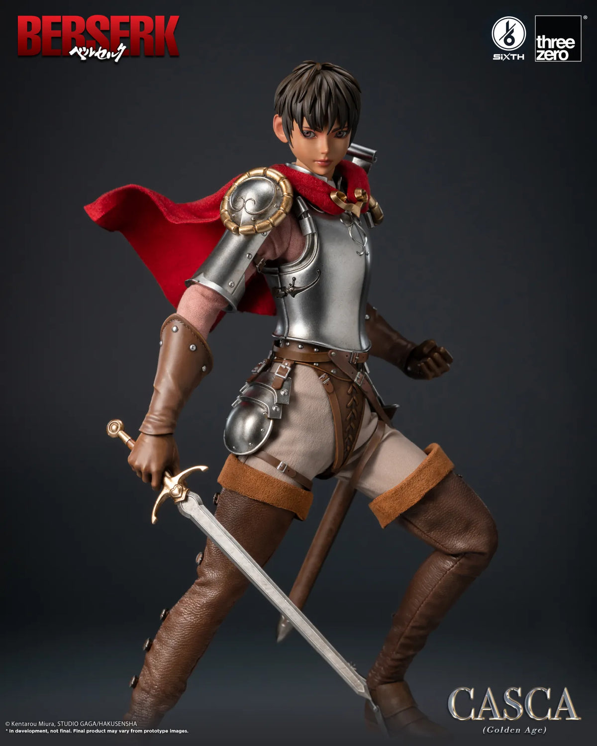 THREEA TOYS/THREEZERO CASCA - BERSERK GOLDEN AGE SCALE 1/6 ACTION FIGURE 27.5 cm