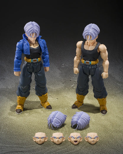 BANDAI - DRAGON BALL Z S.H.FIGUARTS TRUNKS Z-FIGHTERS GROUP BASE VER.B LIMITED EDITION ACTION FIGURE 14 cm LIMITED EDITION