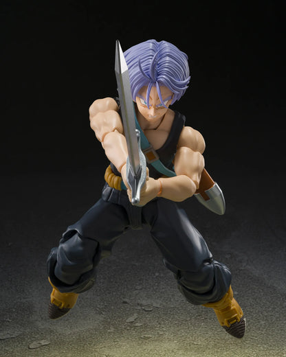 BANDAI - DRAGON BALL Z S.H.FIGUARTS TRUNKS Z-FIGHTERS GROUP BASE VER.B LIMITED EDITION ACTION FIGURE 14 cm LIMITED EDITION