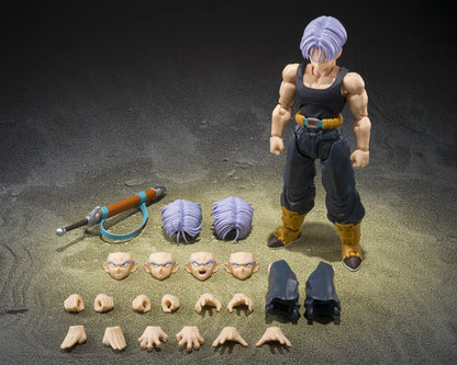 BANDAI - DRAGON BALL Z S.H.FIGUARTS TRUNKS Z-FIGHTERS GROUP BASE VER.B LIMITED EDITION ACTION FIGURE 14 cm LIMITED EDITION
