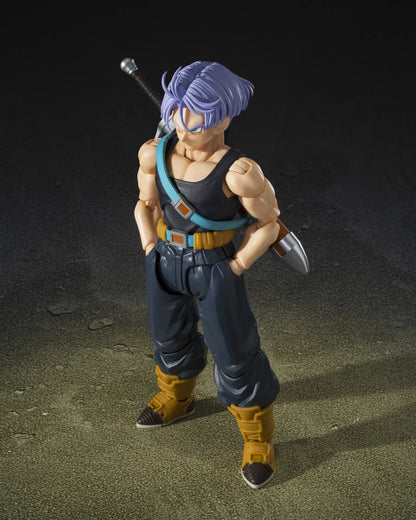 BANDAI - DRAGON BALL Z S.H.FIGUARTS TRUNKS Z-FIGHTERS GROUP BASE VER.B LIMITED EDITION ACTION FIGURE 14 cm LIMITED EDITION