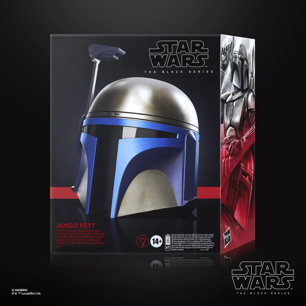 HASBRO - STAR WARS BLACK SERIES JANGO FETT ELECTRONIC HELMET REPLICA