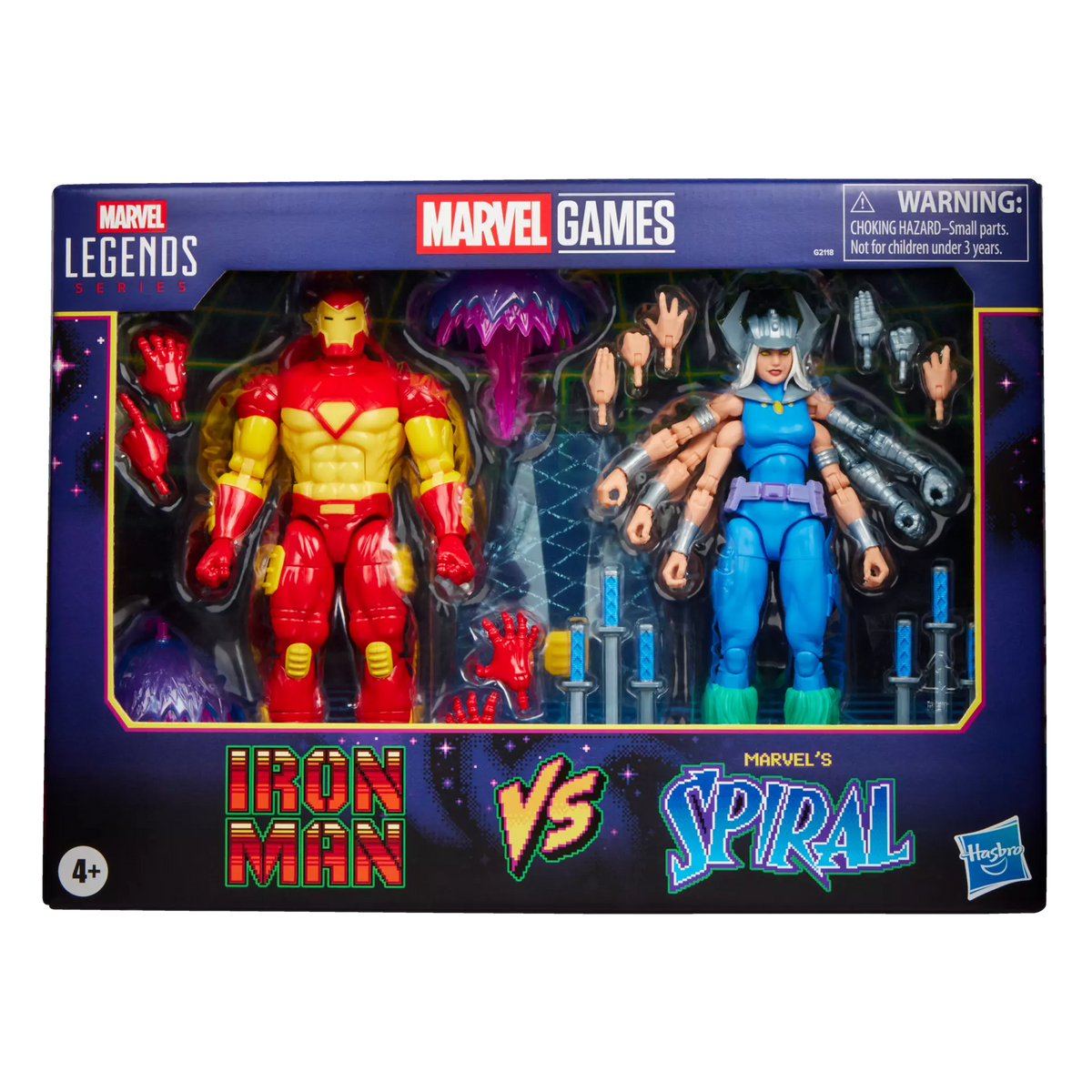 HASBRO IRON MAN - MARVEL LEGENDS MARVEL GAMES SPIRAL S ACTION FIGURE