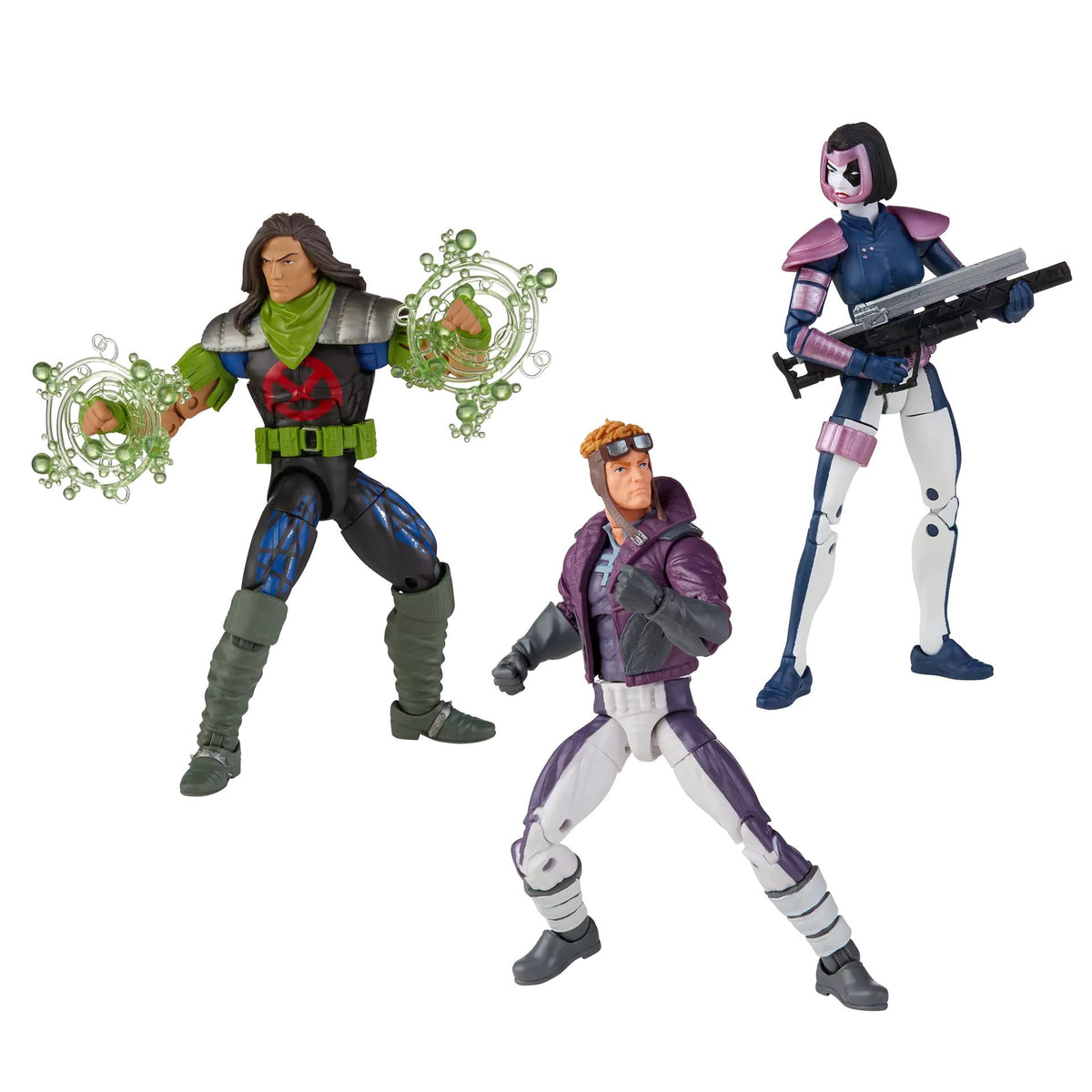 HASBRO - MARVEL LEGENDS X-FORCE DOMINO RICTOR CANNONBALL S ACTION FIGURE