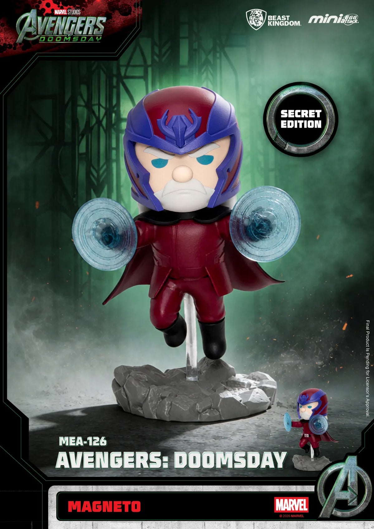 BEAST KINGDOM - MARVEL AVENGERS DOOMSDAY BLIND BOX SET (6) MINI FIGURA 9.6 cm