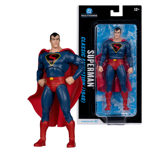 MCFARLANE TOYS 25 SUPERMAN - DC MULTIVERSE CLASSIC 1940 7INCH ACTION FIGURE 17 cm