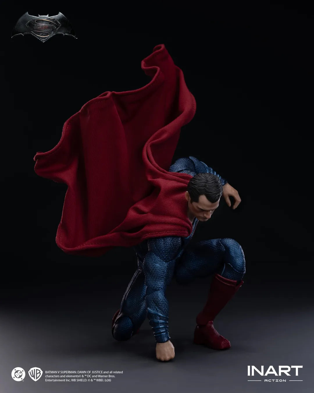 INART - DC COMICS BVS DAWN JUSTICE SUPERMAN 1/12 ACTION FIGURE 16.3 cm