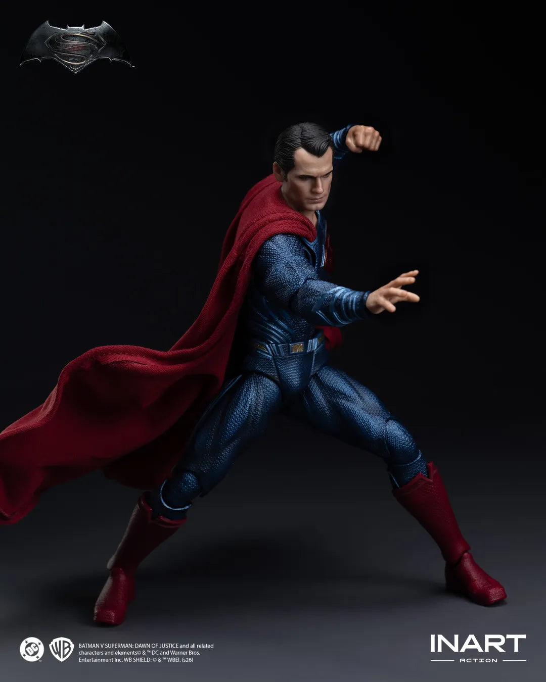 INART - DC COMICS BVS DAWN JUSTICE SUPERMAN 1/12 ACTION FIGURE 16.3 cm
