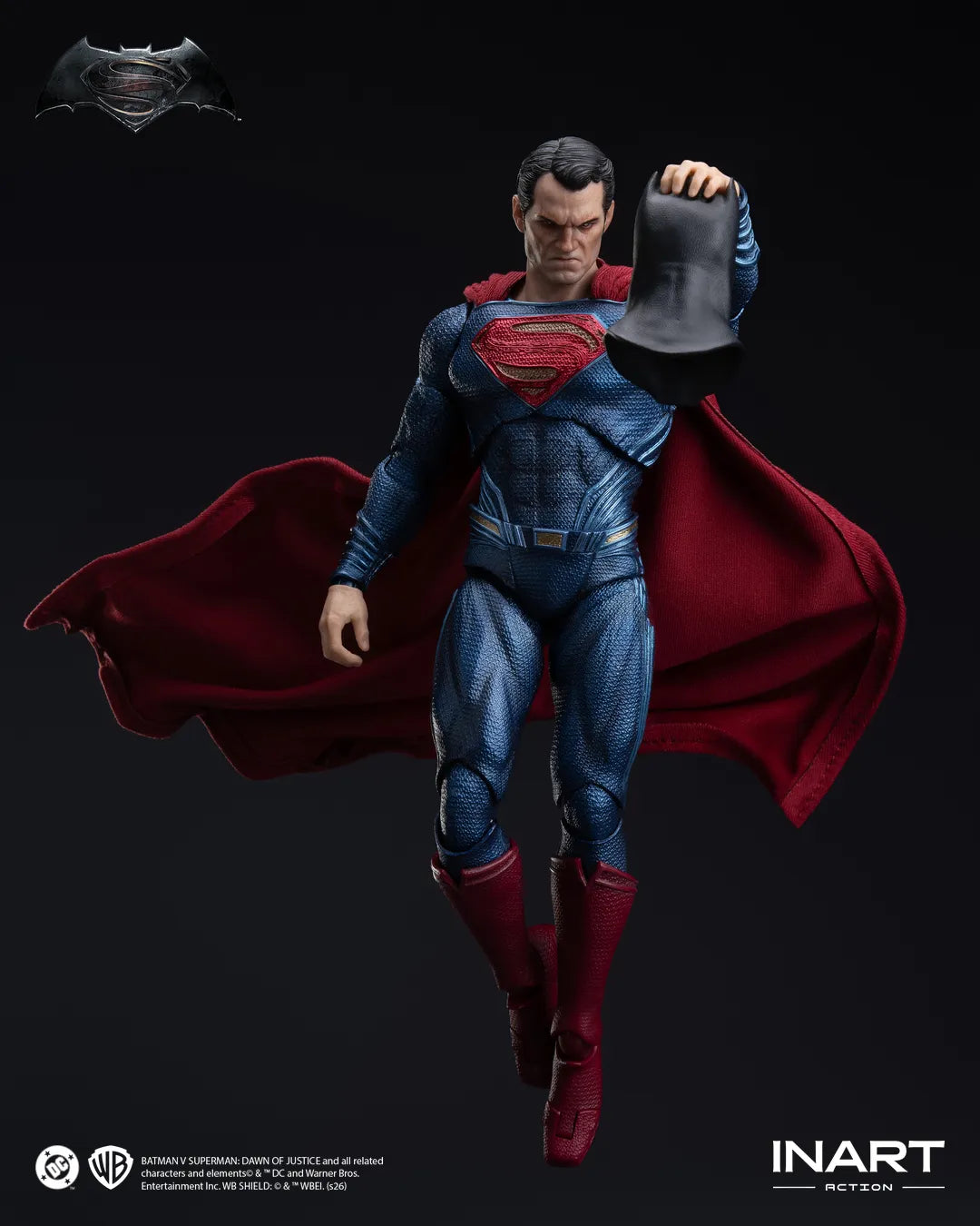 INART - DC COMICS BVS DAWN JUSTICE SUPERMAN 1/12 ACTION FIGURE 16.3 cm