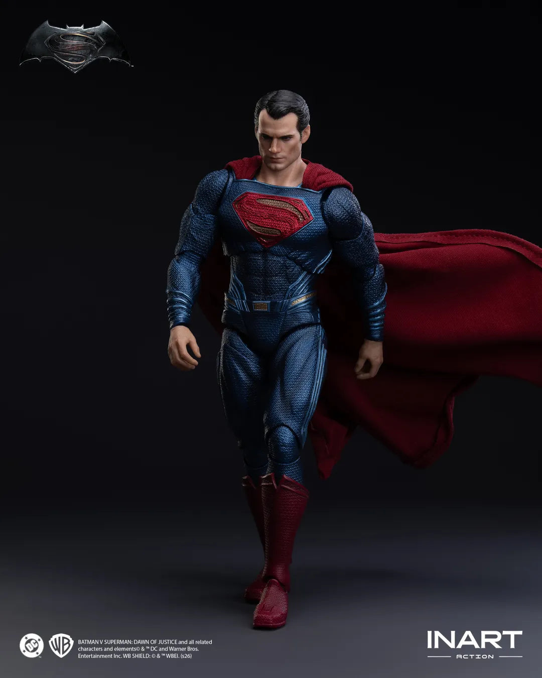 INART - DC COMICS BVS DAWN JUSTICE SUPERMAN 1/12 ACTION FIGURE 16.3 cm
